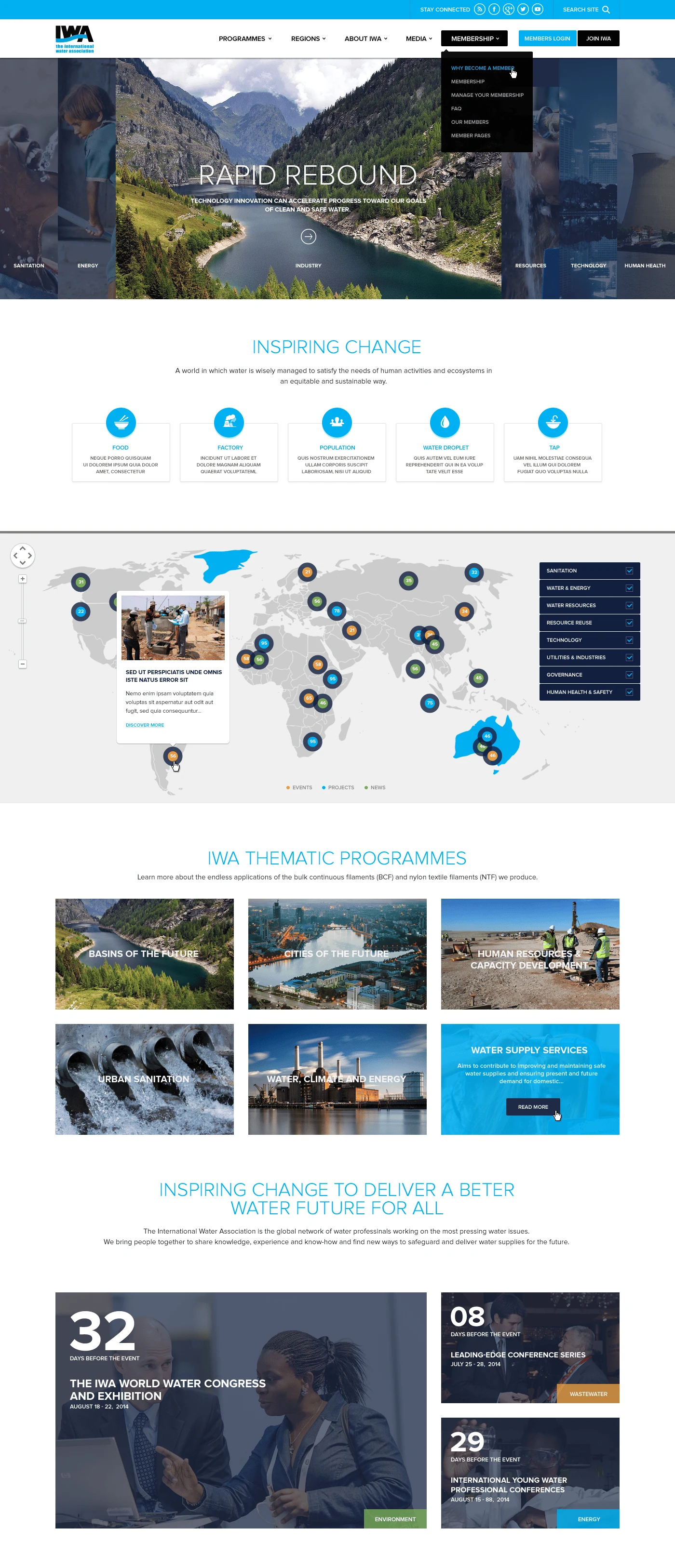 Road Development website design